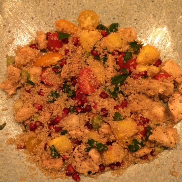 Fruitige quinoa met kip